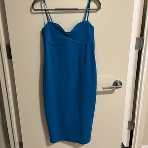 NWT!! Zara Electric Blue BodyCon Dress